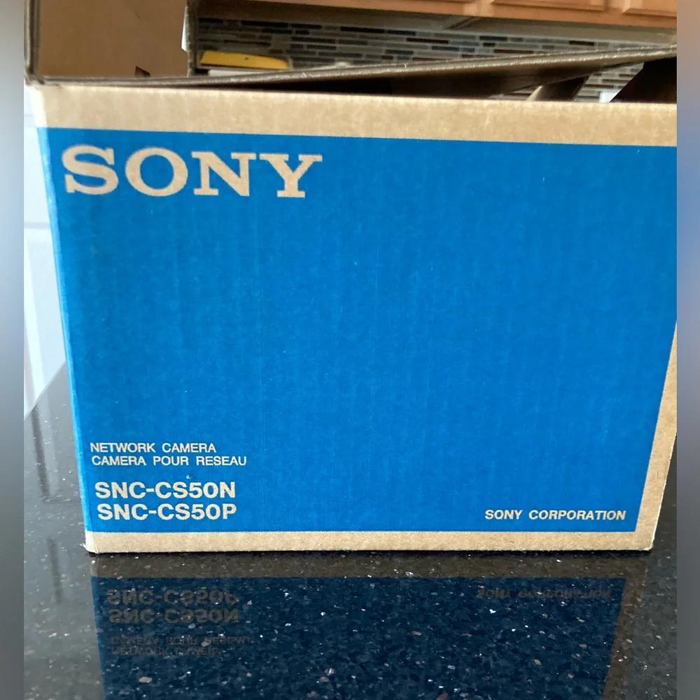 NWT Sony SNC-CS50N Network Surveillance Camera Box And Manuals Included